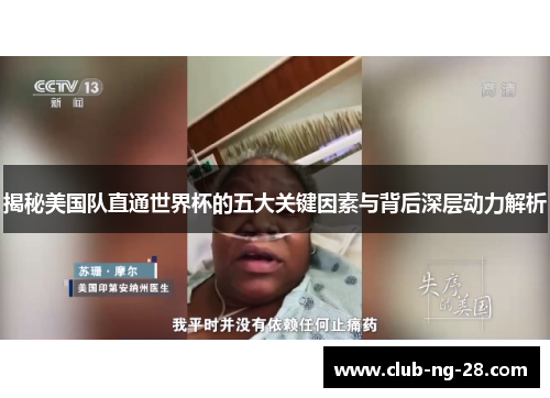 揭秘美国队直通世界杯的五大关键因素与背后深层动力解析